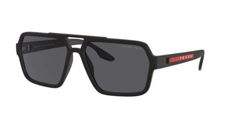 prada linea rossa ps 01xs 1ab02g black|PRADA LINEA ROSSA Men's Sunglasses, PS 01XS .